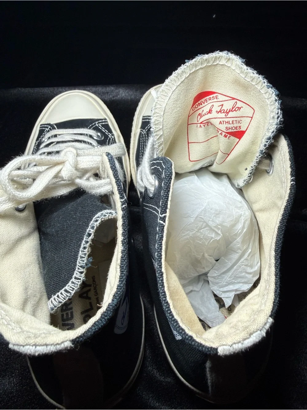 Converse x Comme des Garçons PLAY Chuck 70 High Top - Picture 4 of 8